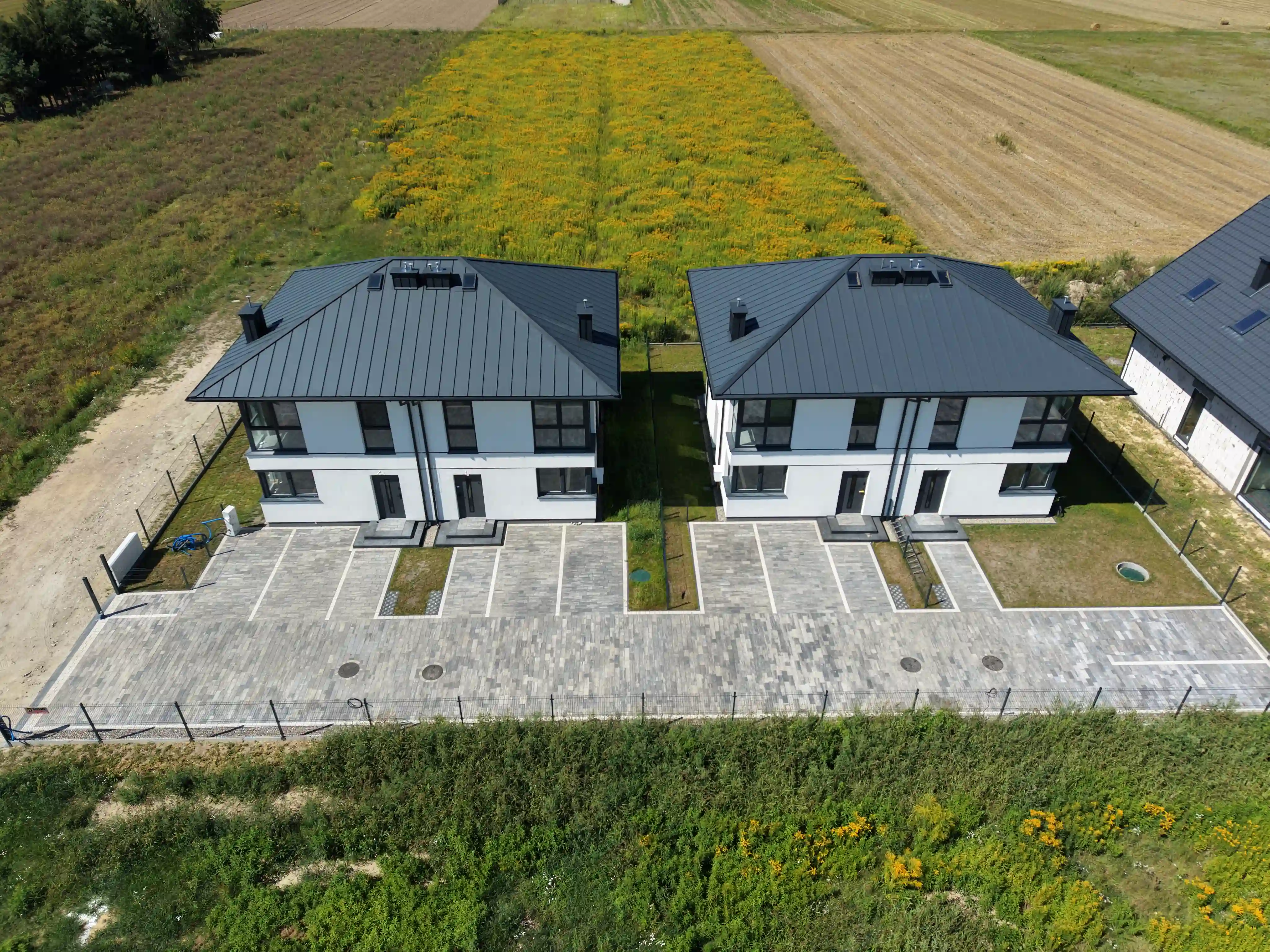 Rzut z góry inwestycji Verton Development